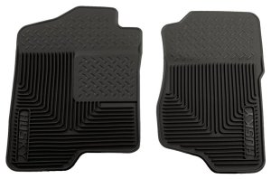 Chevrolet Silverado Floor Mats - Front - Husky Liners - Heavy Duty - Black - `07-`12